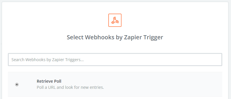 Retrieve webook poll Zaper