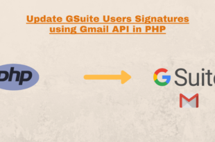 How to use the Gmail API to update Signatures of GSuite users
